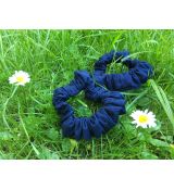 Scrunchies gumička tmavomodrá, mini