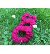 Scrunchies gumička cyklaménová, mini