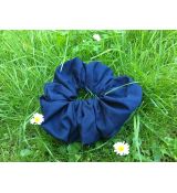 Scrunchies gumička tmavomodrá, maxi