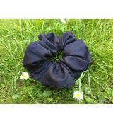 Scrunchies gumička čierna, maxi
