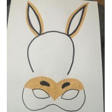Čelenka a maska Rena Rouge