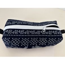 Púzdro, peračník- tmavomodrý folk