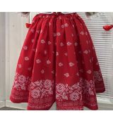 Dámska sukňa, červené ruže