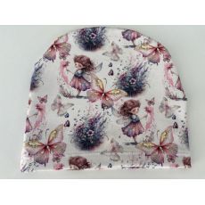 Tenká čiapka víly a motýle, 47-49cm