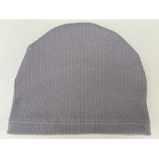 Tenká čiapka rebrovaná, šedá, 49-51cm