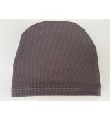 Tenká čiapka rebrovaná, tmavošedá, 39-41cm